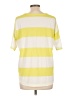 Splendid Stripes Yellow Short Sleeve T-Shirt Size L - photo 2