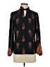Sara Michelle Paisley Black Long Sleeve Blouse Size S - photo 1