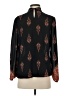 Sara Michelle Paisley Black Long Sleeve Blouse Size S - photo 2