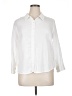 Billy T Solid White 3/4 Sleeve Button-Down Shirt Size XL (petite) - photo 1