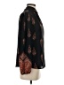 Sara Michelle Paisley Black Long Sleeve Blouse Size S - photo 4