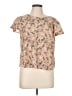 Unbranded 100% Polyester Tan Short Sleeve Blouse Size L - photo 1