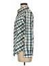 Coldwater Creek Argyle Teal Long Sleeve Button-Down Shirt Size M (estimated) - photo 5