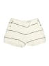 Waverly Grey Stripes Ivory Shorts Size 4 - photo 1