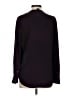 Theory 100% Silk Burgundy blouse Size S - photo 2