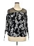 Unique Spectrum Black 3/4 Sleeve Blouse Size 2X - photo 1