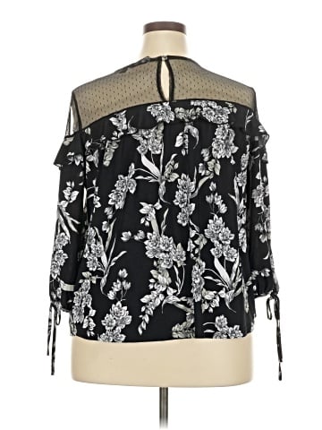 Unique Spectrum 3/4 Sleeve Blouse (view 2)
