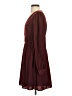Express 100% Polyester Solid Burgundy Casual Dress Size S - photo 5