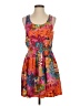 Eliot 100% Polyester Tropical Orange Casual Dress Size 2 - photo 1