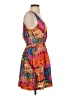 Eliot 100% Polyester Tropical Orange Casual Dress Size 2 - photo 4