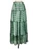 beige Tie-dye Green Casual Skirt Size 1 - photo 1