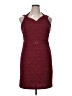 Assorted Brands 100% Polyester Burgundy Sleeveless Top Size XL - photo 1