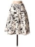 Iz Byer Print Ivory White Casual Skirt Size 14 - photo 1