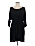 2 Hearts Solid Black Casual Dress Size M - photo 1