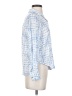 Rails Print Blue Long Sleeve Blouse Size XS - photo 4