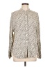 Max Studio 100% Rayon Tweed Ivory Long Sleeve Blouse Size L - photo 1