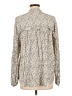 Max Studio 100% Rayon Tweed Ivory Long Sleeve Blouse Size L - photo 2
