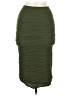 Prime Cut Solid Green Casual Skirt One size - photo 1