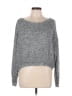 Express Outlet Metallic Gray Pullover Sweater Size S - photo 1