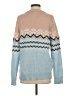 Maurices 100% Polyester Chevron-herringbone Blue Pullover Sweater Size S - photo 2