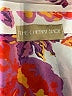 Assorted Brands 100% Polyester Floral Orange 3/4 Sleeve Blouse Size M (estimated) - photo 7