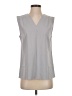 Unbranded 100% Polyester Gray Sleeveless Blouse Size S - photo 1