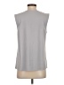 Unbranded 100% Polyester Gray Sleeveless Blouse Size S - photo 2
