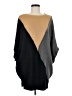 Style&Co 100% Acrylic Color Block Gray Poncho Size M - photo 1