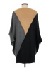 Style&Co 100% Acrylic Color Block Gray Poncho Size M - photo 2