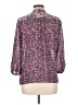 Chaps 100% Polyester Purple 3/4 Sleeve Blouse Size L (petite) - photo 2