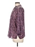 Chaps 100% Polyester Purple 3/4 Sleeve Blouse Size L (petite) - photo 5