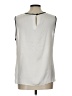 Kasper Ivory Sleeveless Blouse Size L - photo 2