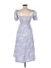 CAARA Blue Casual Dress Size XS - photo 2