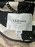 L.K. Bennett 100% Cotton Print Black Coat Size 4 - photo 3