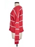 Moral Fiber 100% Polyester Stripes Red Pullover Sweater Size L - photo 5