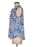 Maison d' Amelie 100% Polyester Blue Sleeveless Blouse Size M - photo 5