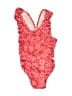 Primark 100% Polyester Hearts Red Swimsuit Cover Up Size 12-18 mo - photo 1
