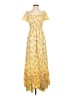Shein 100% Polyester Yellow Casual Dress Size XS - photo 1