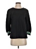 Tibi Black 3/4 Sleeve Top Size 4 - photo 1