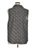 MICHAEL Michael Kors 100% Polyester Print Black Sleeveless Blouse Size 1X - photo 2