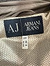 Armani Jeans 100% Polyester Gray Trenchcoat Size 6 - photo 6