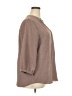 Xclusiv Polka Dots Brown 3/4 Sleeve Blouse Size XXL - photo 4