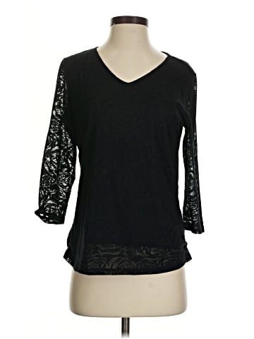 Coldwater Creek 3/4 Sleeve Top (view 1)