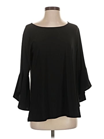 Women With Control 3/4 Sleeve Top (view 1)