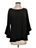 Women With Control Black 3/4 Sleeve Top Size S (petite) - photo 1