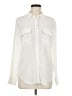 R | Label 100% Silk Ivory button down Size M - photo 1
