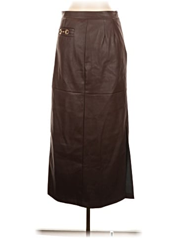 7 For All Mankind Faux Leather Skirt (view 2)