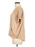 Double Zero Tan Short Sleeve Blouse Size M - photo 5