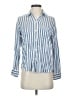 Rails Stripes Blue Long Sleeve Button-Down Shirt Size XS - photo 1