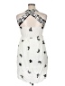 Unbranded Graphic White Ivory Cocktail Dress Size 16 - photo 2